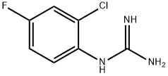 1-(2-氯-4-氟苯基)胍 结构式