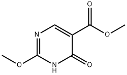 4-羟基-2-甲氧基嘧啶-5-甲酸甲酯 结构式