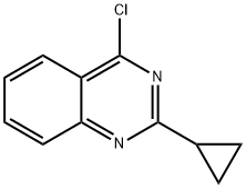 4-氯-2-环丙基喹唑啉 结构式