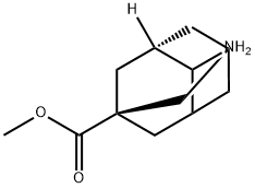 反式-4-氨基-1-金刚烷甲酸甲酯 结构式