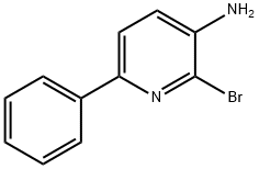 2-溴-6-苯基吡啶-3-胺 结构式