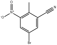 5-溴-2-甲基-3-硝基苯 结构式