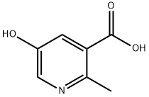 5-羟基-2-甲基烟酸 结构式
