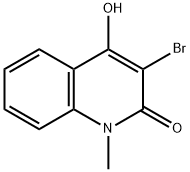 3-溴-4-羟基-1-甲基喹啉-2(1H)-酮 结构式