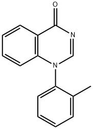 1-(邻甲苯基)喹唑啉-4(1H)-酮 结构式