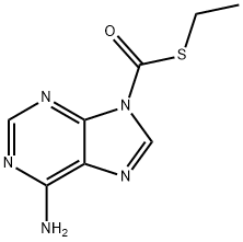 S-Ethyl 6-aMino-9H-purine-9-carbothioate 结构式