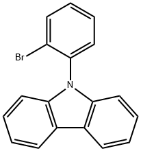 N-(2-溴苯基)咔唑 结构式