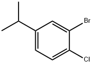 2-溴-1-氯-4-异丙基苯 结构式