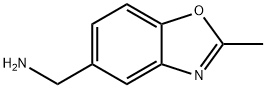 (2-甲基苯并[D]恶唑-5-基)甲胺 结构式