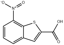 7-硝基苯并[B]噻吩-2-羧酸 结构式