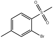 2-BroMo-1-Methanesulfonyl-4-Methylbenzene 结构式