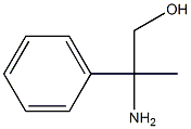 2-氨基-2-苯基丙-1-醇 结构式