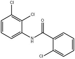 2-氯-N-(2,3-二氯苯基)苯甲酰胺 结构式