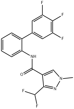 氟唑菌酰胺 结构式