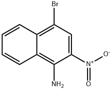 4-溴-2-硝基萘-1-胺 结构式