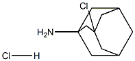 3-氯-1-金刚烷胺盐酸盐 结构式