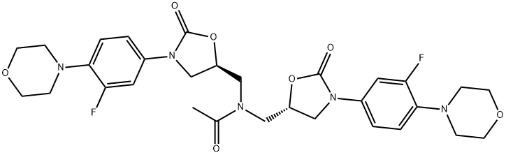 利奈唑胺二聚物 结构式