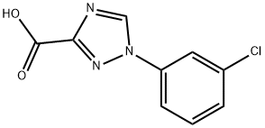 1-(3-氯苯基)-1H-1,2,4-噻唑-3-羧酸 结构式