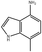 4-氨基-7-甲基吲哚 结构式