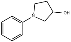 1-苯基吡咯烷-3-醇 结构式