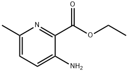 ETHYL 3-AMINO-6-METHYLPYRIDINE-2-CARBOXYLATE 结构式