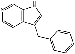 3-苄基-1H-吡咯并[2,3-C]吡啶 结构式