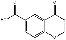 4-氧代苯并二氢吡喃-6-羧酸 结构式