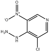 3-氯-4-肼基-5-硝基吡啶 结构式