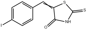 5-(4-碘苯亚甲基)罗丹宁 结构式