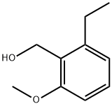 (2-乙基-6-甲氧苯基)甲醇 结构式