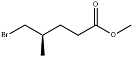 R-5-溴-4-甲基戊酸甲酯 结构式