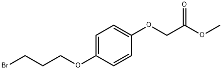 Methyl 2-(4-(3-broMopropoxy)phenoxy)acetate 结构式