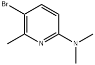 5-溴-N,N,6-三甲基吡啶-2-胺 结构式