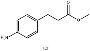 4-氨基苯丙酸甲酯盐酸盐 结构式