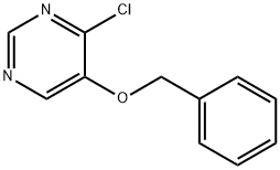 5-(苄氧基)-4-氯嘧啶 结构式
