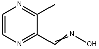 (Z)-3-甲基吡嗪-2-甲醛肟 结构式