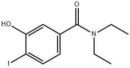 N,N-二乙基-3-羟基-4-碘苯甲酰胺 结构式