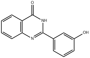 2-(3-羟基苯基)喹唑啉-4(3H) - 酮 结构式