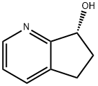 (R)-6,7-二氢-5H-环戊二烯并[B]吡啶-7-醇 结构式