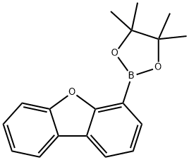 二苯并[B,D]呋喃-4-硼酸频哪醇酯 结构式