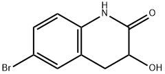 6-BroMo-3,4-dihydro-3-hydroxy-quinolin-2(1H)-one 结构式