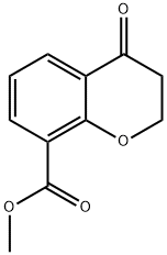 4-氧代苯并二氢吡喃-8-羧酸甲酯 结构式