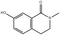 7-羟基-2-甲基-3,4-二氢异喹啉-1(2H)-酮 结构式