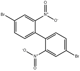 4,4'-二溴-2,2'-二硝基联苯 结构式