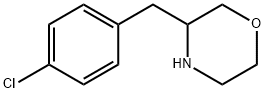 3-(4-氯苄基)吗啉盐酸盐 结构式