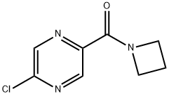 氮杂环丁烷-1-基(5-氯吡嗪-2-基)甲酮 结构式