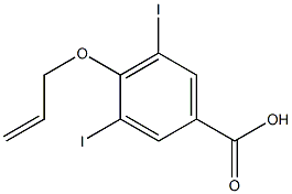 4-(Allyloxy)-3,5-diiodobenzoic acid 结构式