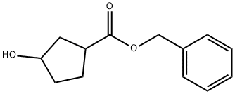 3-羟基-环戊甲酸苄酯 结构式