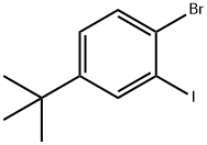 1-溴-4-叔丁基-2-碘 - 苯 结构式