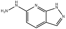 6-肼基-1H-吡唑并[3,4-B]吡啶 结构式